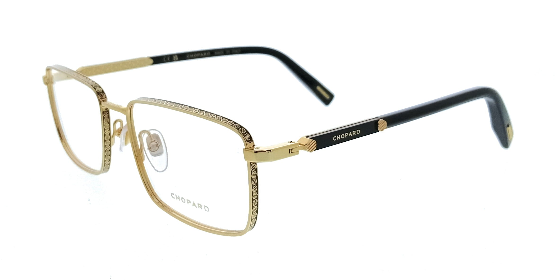 Chopard Chopard Shiny Black Color Square VCHL48 560SA1 Eyeglasses