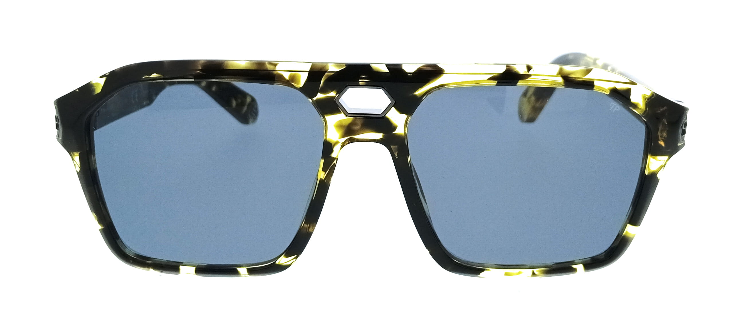 Philipp Plein Philipp Plein SPP072M570709 Yello Black Havan Square Mens Sunglasses