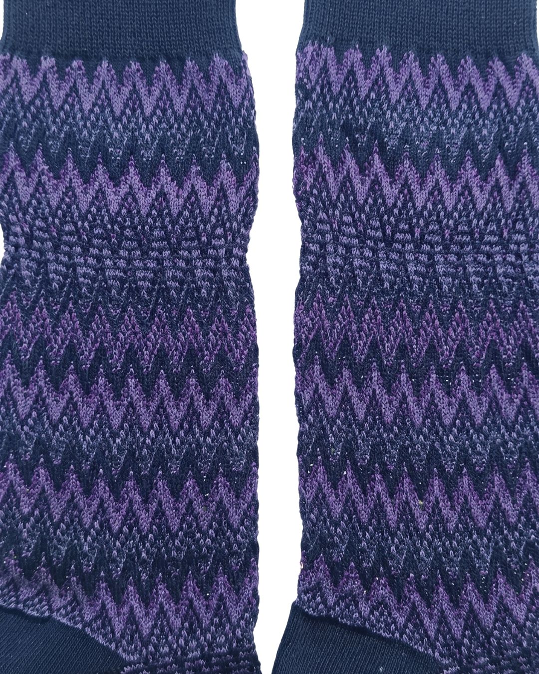 Missoni Missoni Purple Mens Crew Socks-