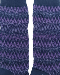 Missoni Missoni Purple Mens Crew Socks-