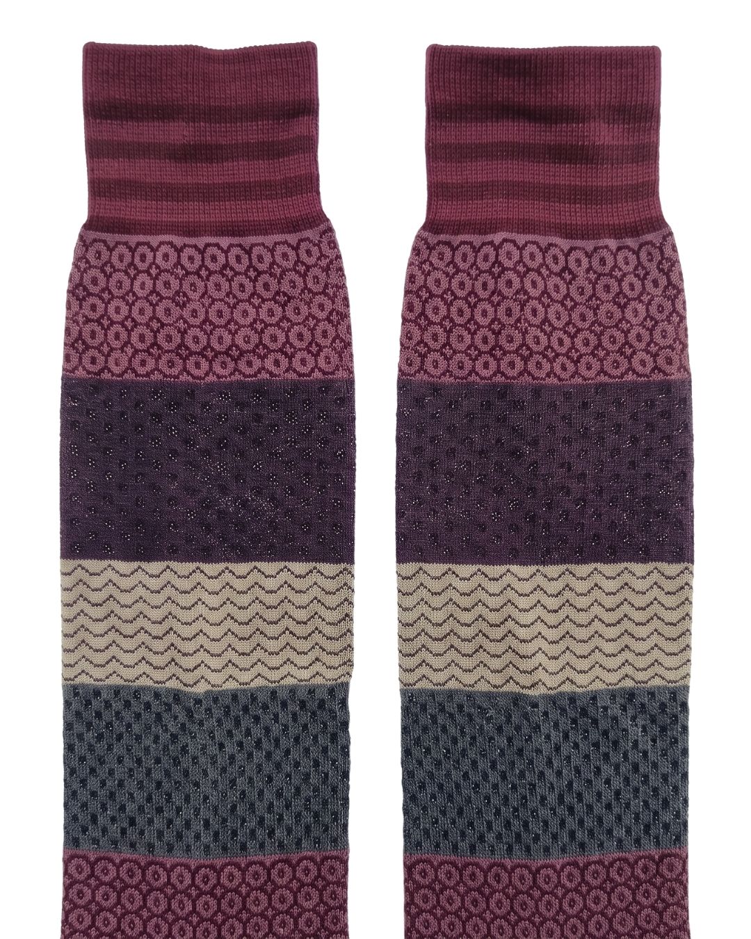 Missoni Missoni Burgundy  Mens Crew Socks-S
