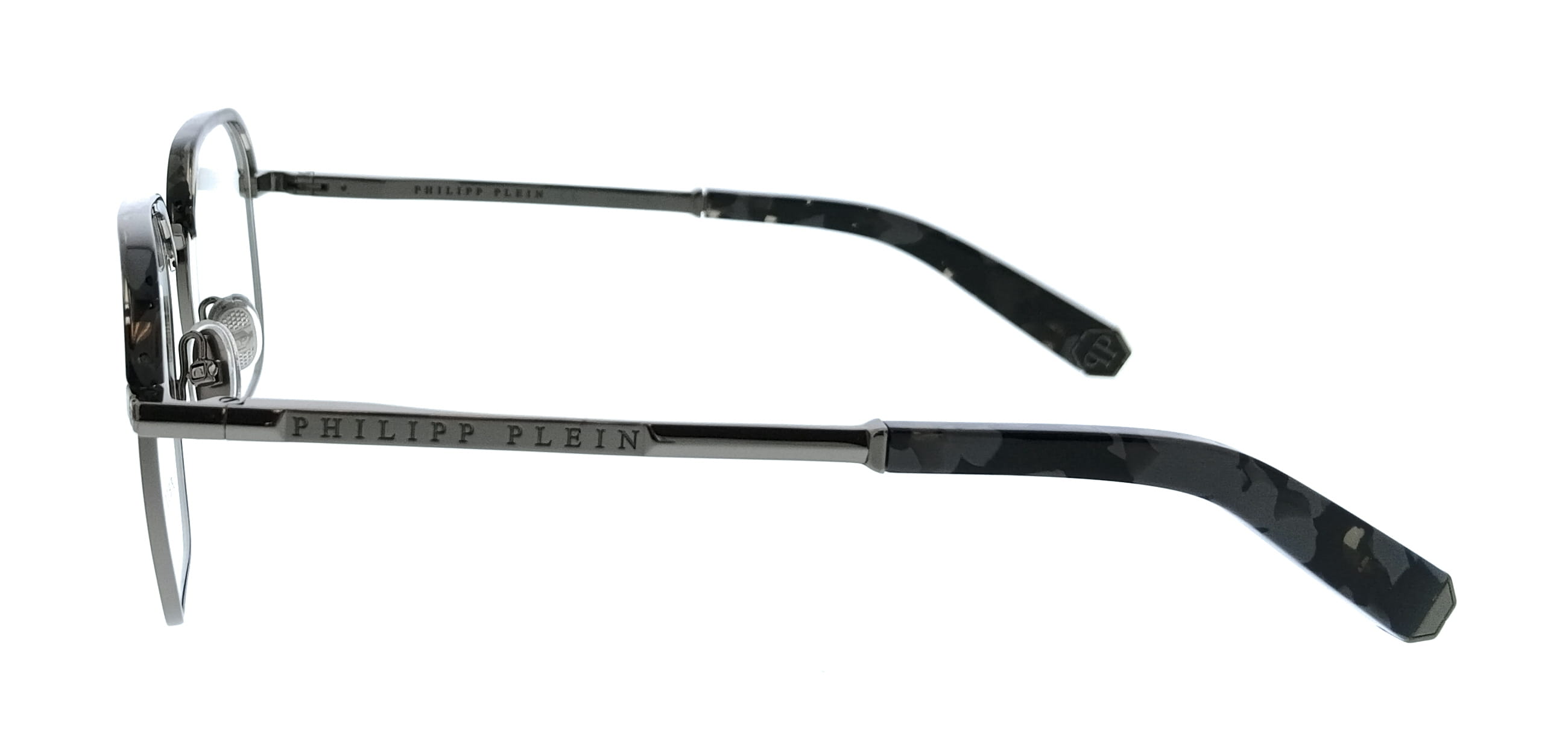 Philipp Plein Philipp Plein Gray Square VPP017M520568 Eyeglasses