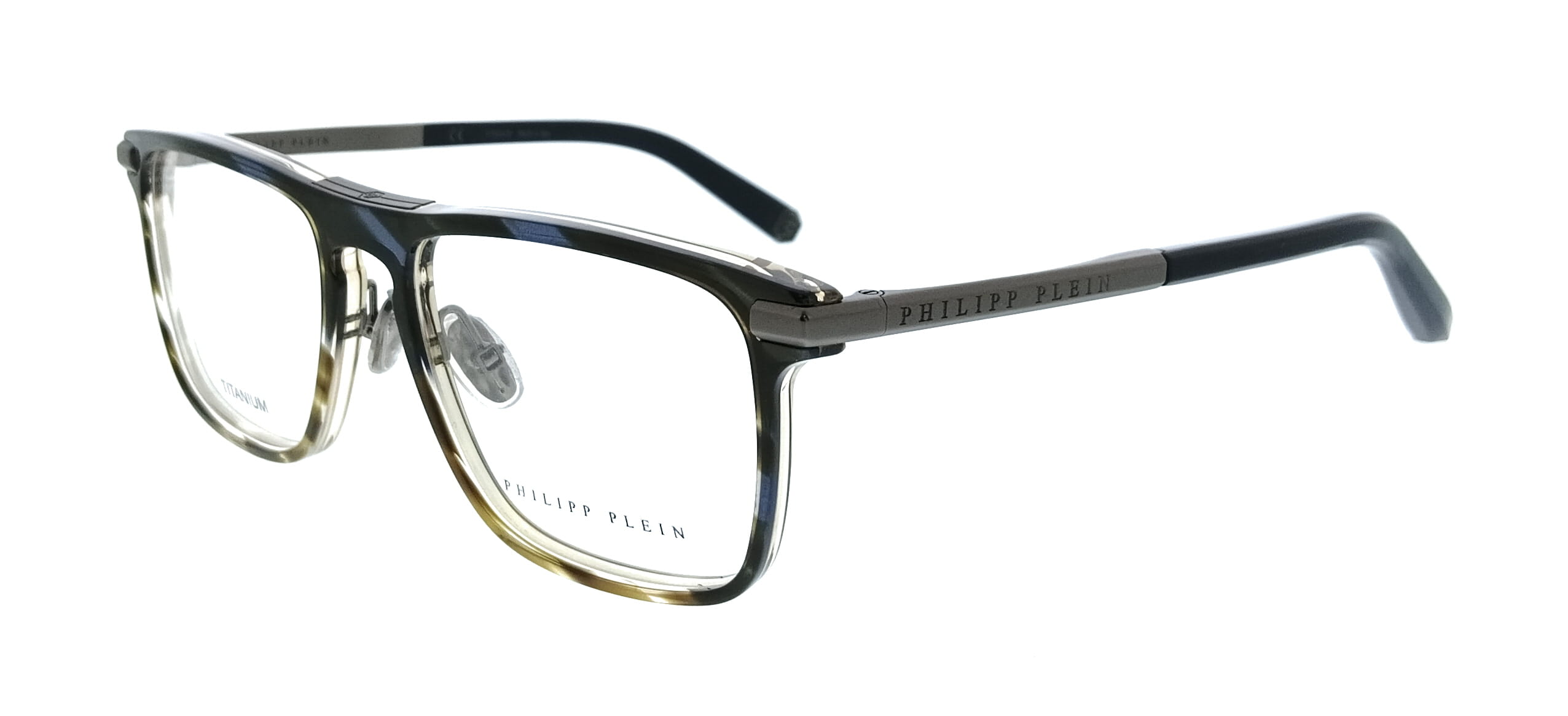 Philipp Plein Philipp Plein Blue Square VPP019M5309N3 Eyeglasses