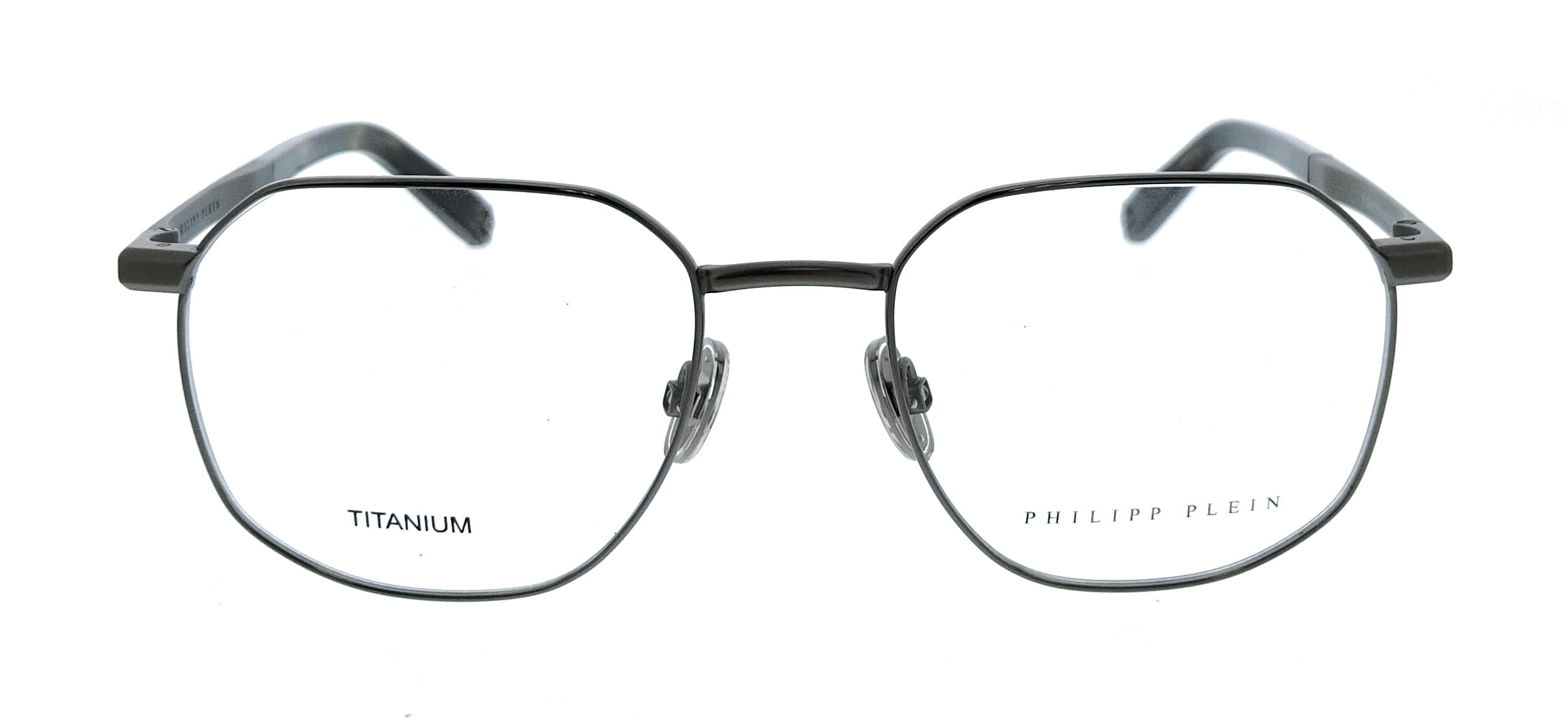 Philipp Plein Philipp Plein Gunmetal Square VPP020M530584 Eyeglasses