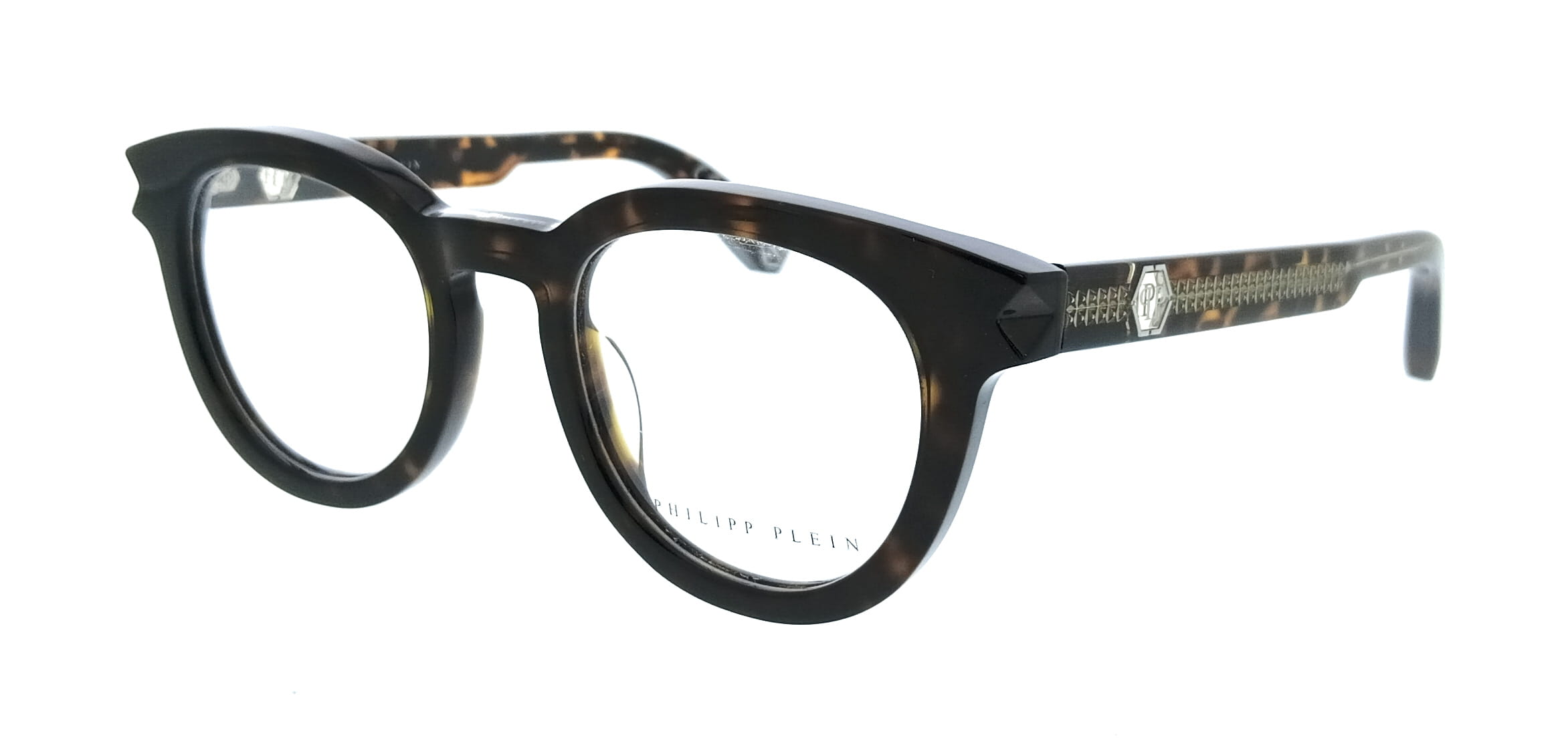 Philipp Plein Philipp Plein Tortoise Square VPP024V49722Y Eyeglasses