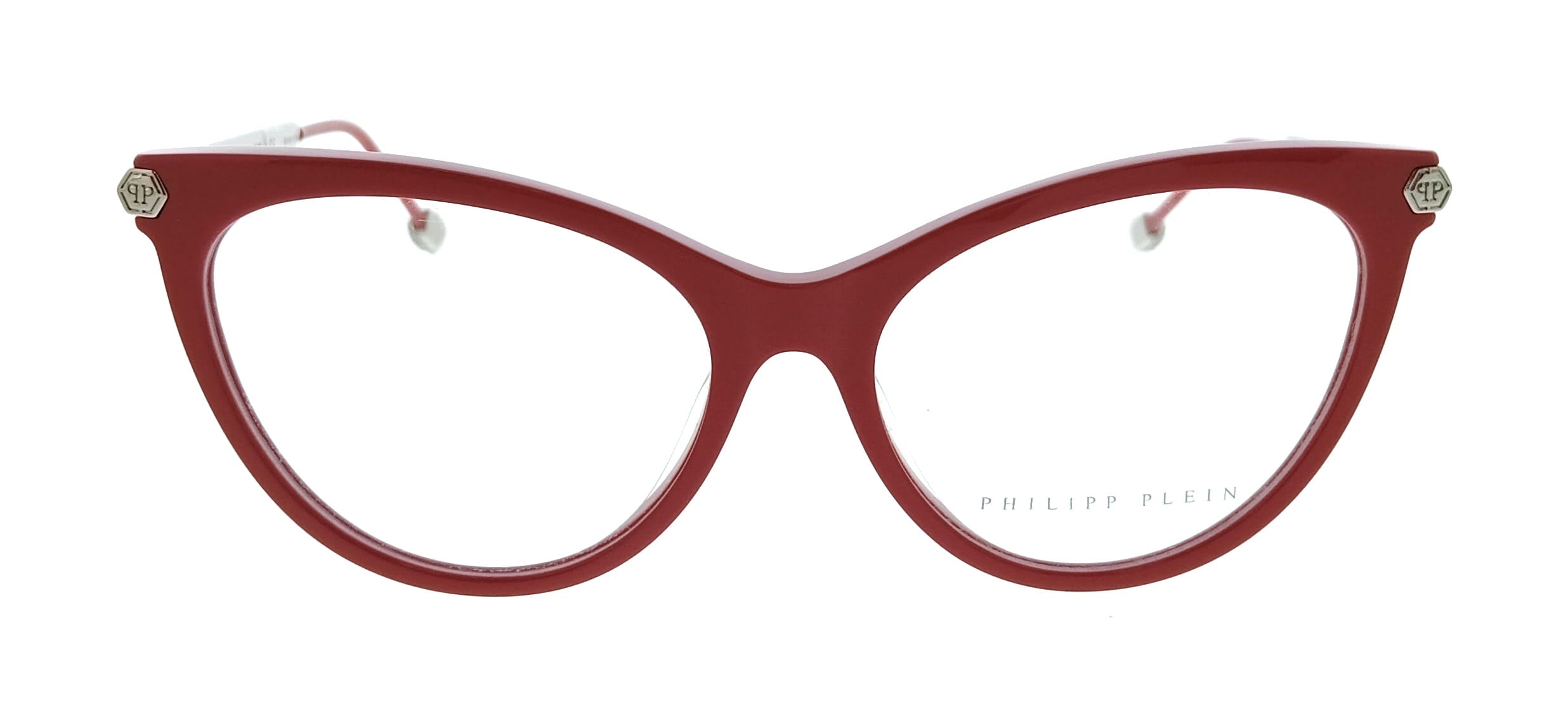 Philipp Plein Philipp Plein Red Cat Eye VPP037S5402GH Eyeglasses
