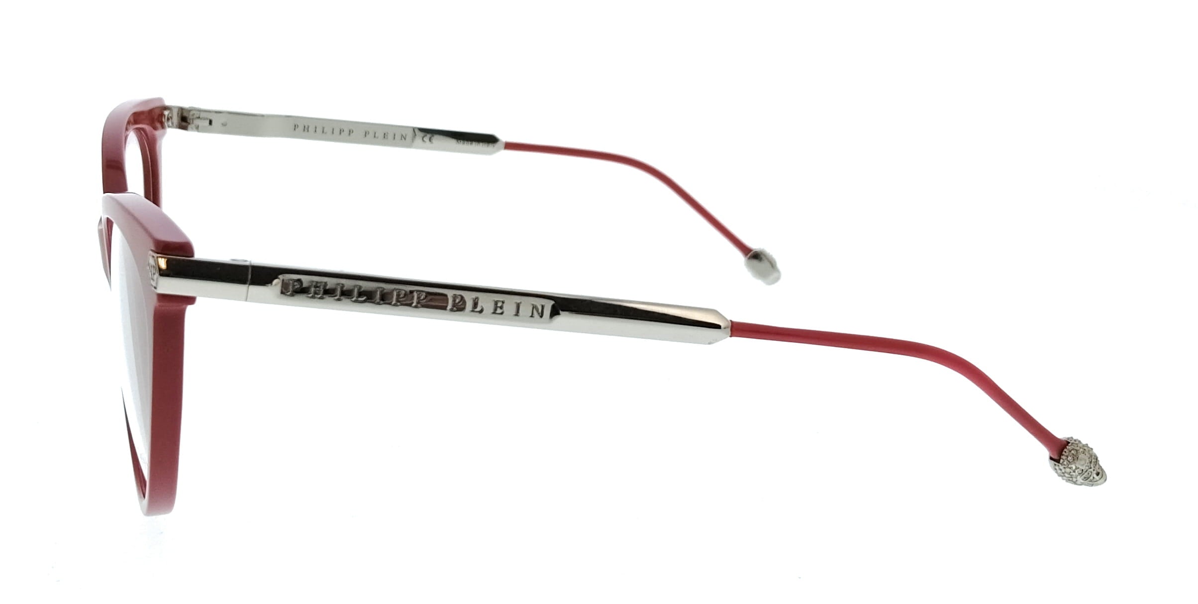 Philipp Plein Philipp Plein Red Cat Eye VPP037S5402GH Eyeglasses