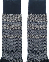 Missoni Missoni Grey Black  Mens Chevron Crew Socks-S