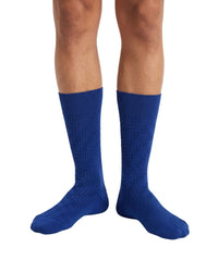 Missoni Missoni Royal Blue Mens Ribbed Crew Socks-