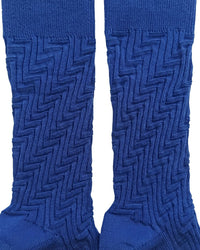 Missoni Missoni Royal Blue Mens Ribbed Crew Socks-