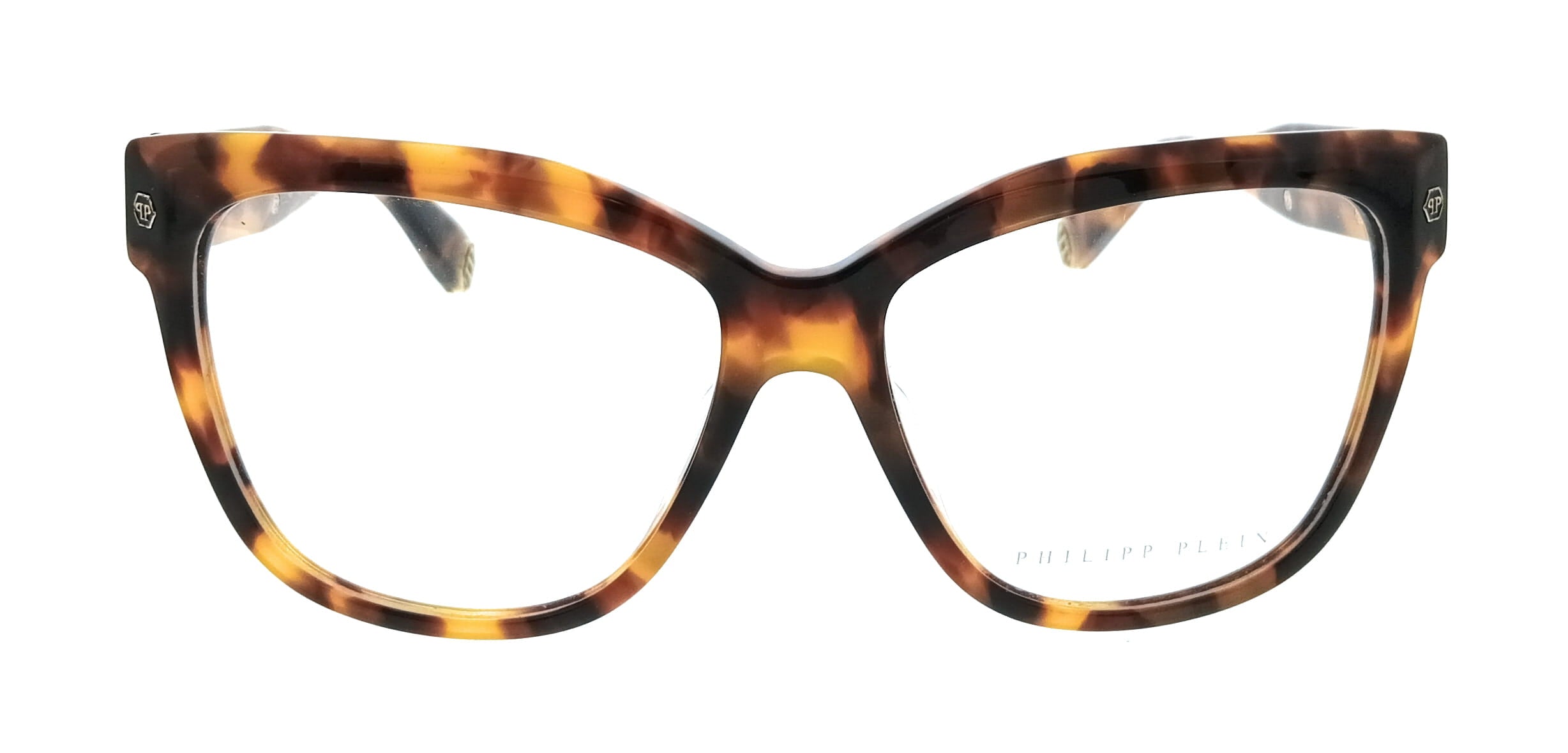 Philipp Plein Philipp Plein Black Havana Square VPP051M550728 Eyeglasses