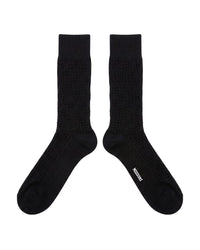 Missoni Missoni Black Mens Ribbed Crew Socks-L