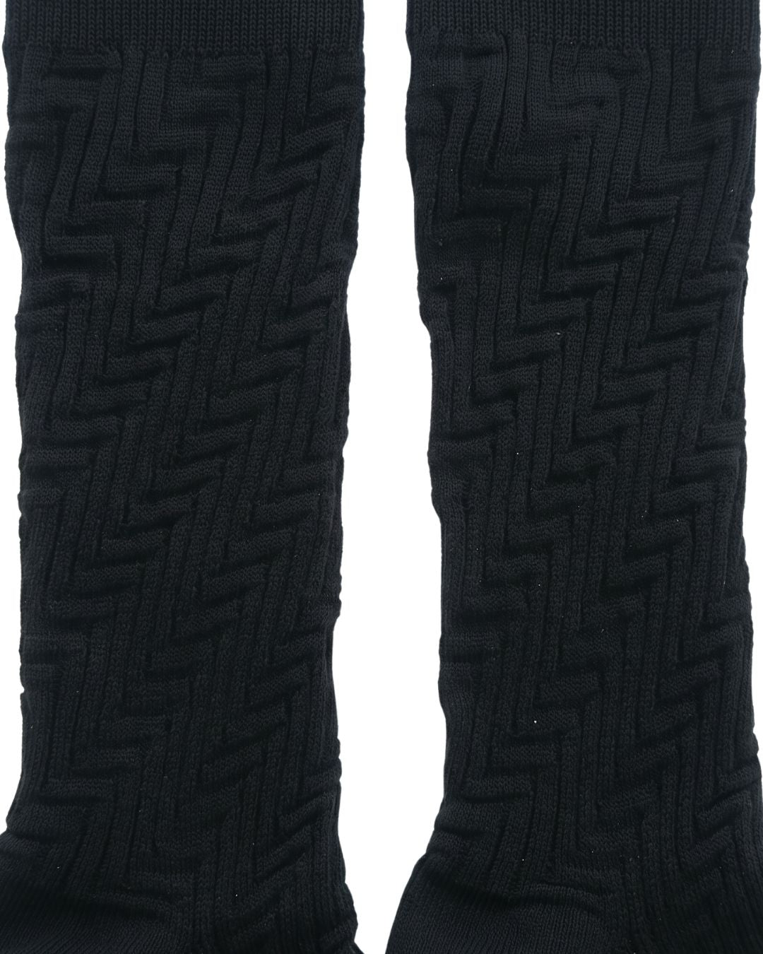 Missoni Missoni Black Mens Ribbed Crew Socks-L