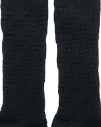 Missoni Missoni Black Mens Ribbed Crew Socks-L