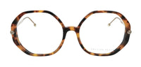 Philipp Plein Philipp Plein Black Havana Square VPP053S560728 Eyeglasses