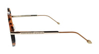Philipp Plein Philipp Plein Black Havana Square VPP053S560728 Eyeglasses