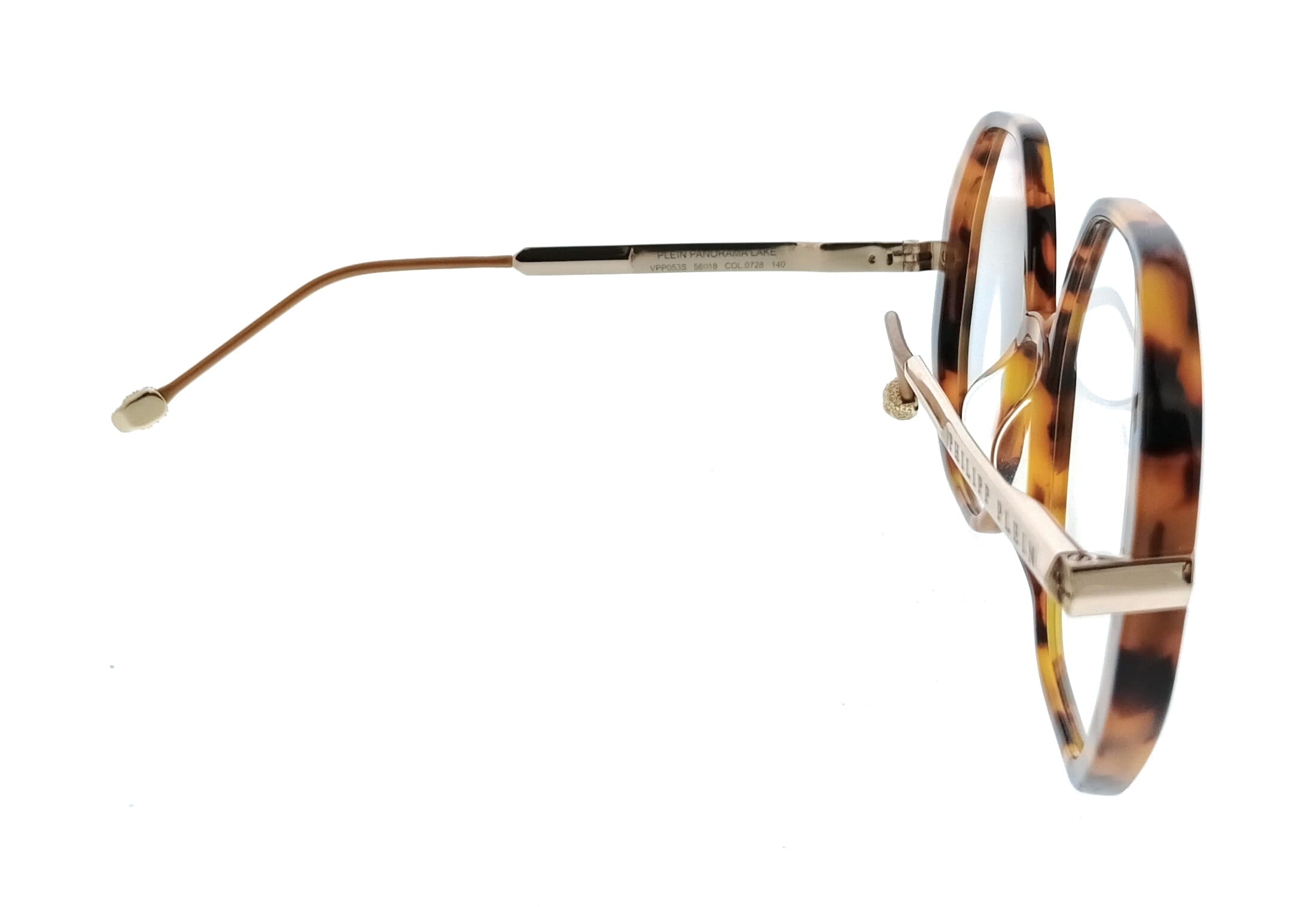 Philipp Plein Philipp Plein Black Havana Square VPP053S560728 Eyeglasses