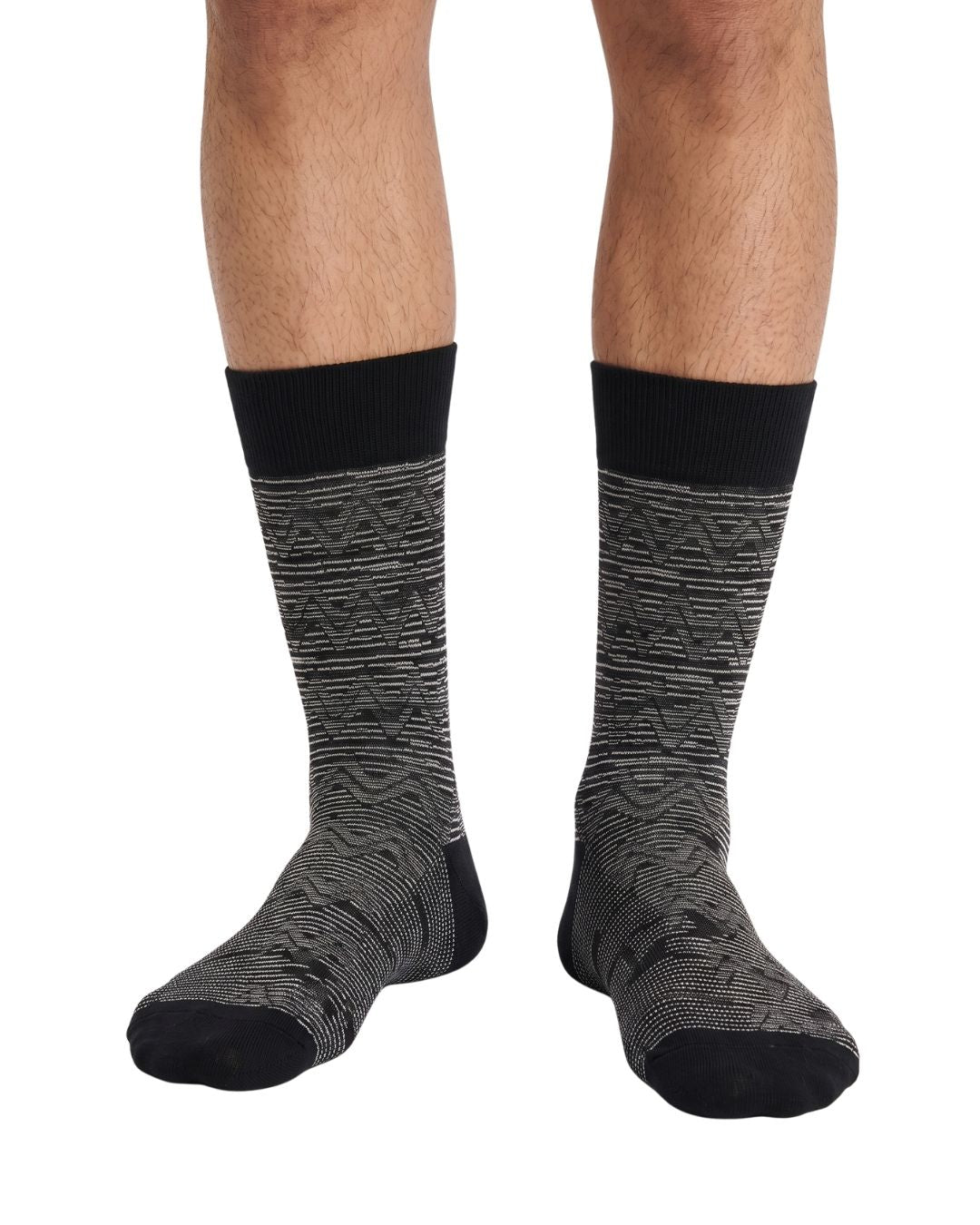 Missoni Missoni Black White Mens Chevron Socks-L