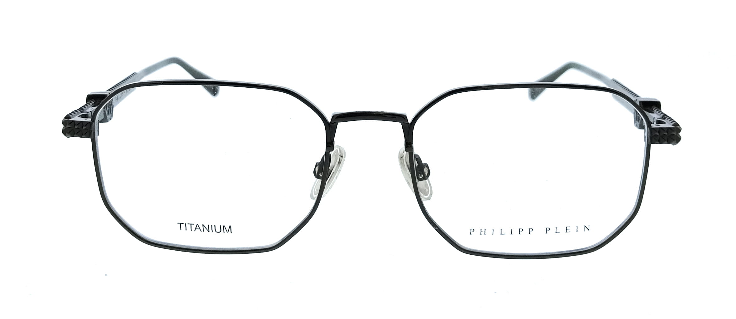 Philipp Plein Philipp Plein Shiny Gunmetal Square VPP062M540568 Eyeglasses