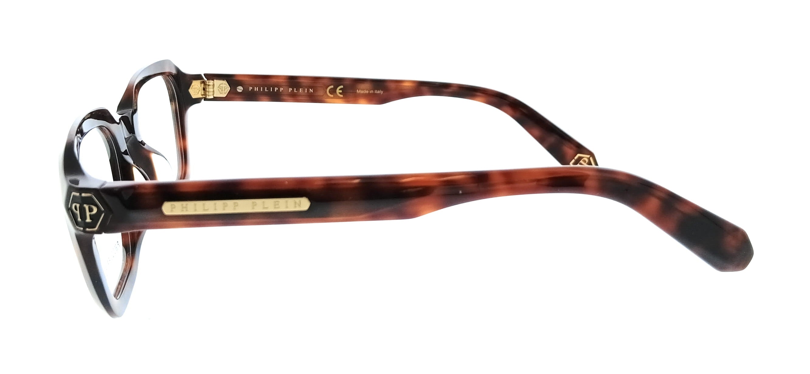 Philipp Plein Philipp Plein Shiny Havana Square VPP083M520C10 Eyeglasses