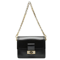 Louis Vuitton Dauphine Black Leather Shoulder Bag (Pre-Owned) OS Black