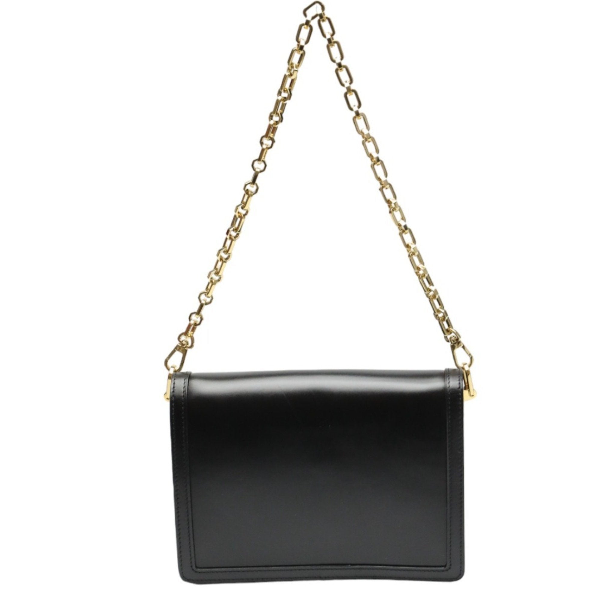 Louis Vuitton Dauphine Black Leather Shoulder Bag (Pre-Owned)