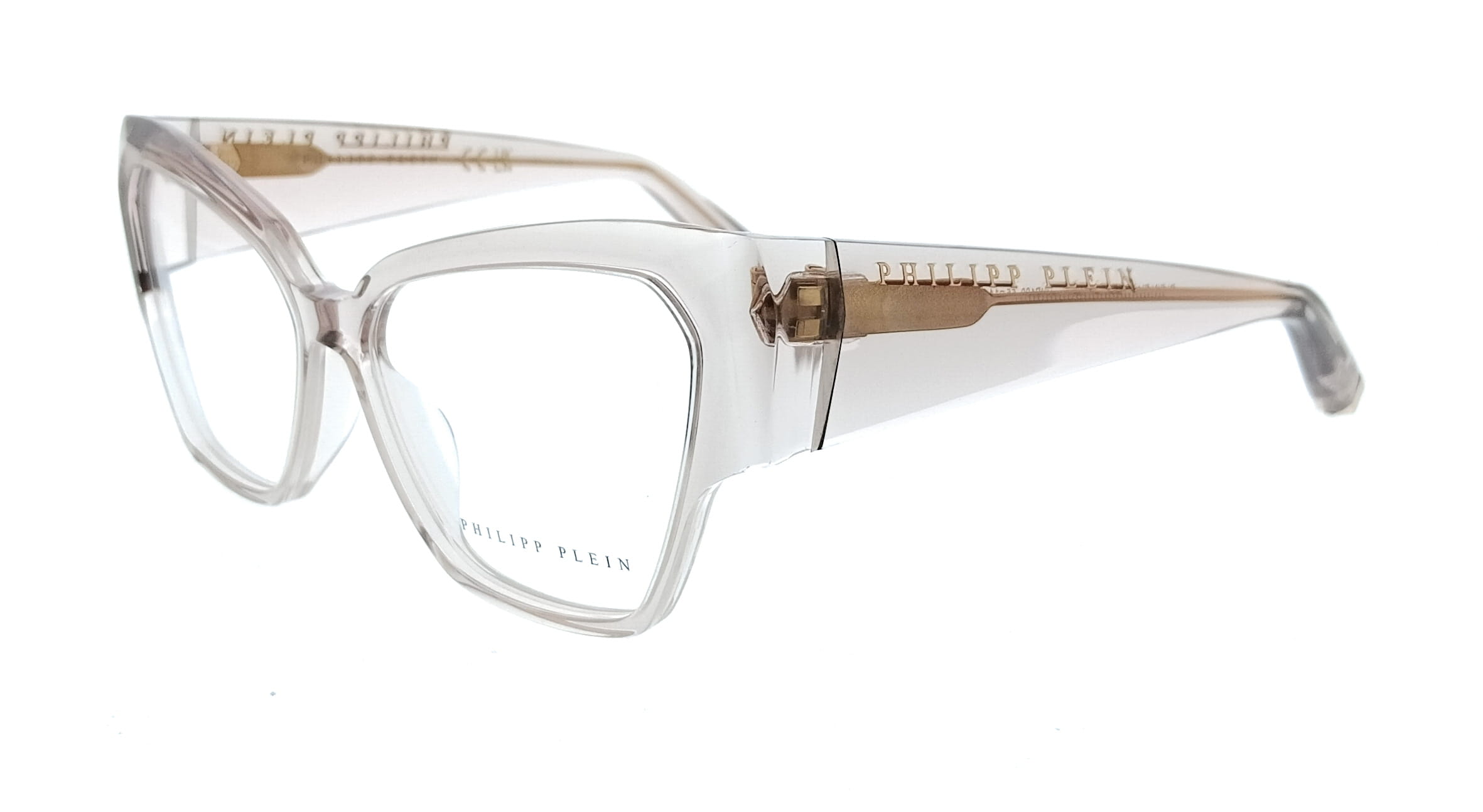 Philipp Plein Philipp Plein Transparentbeige Square VPP100 5507T1 Eyeglasses