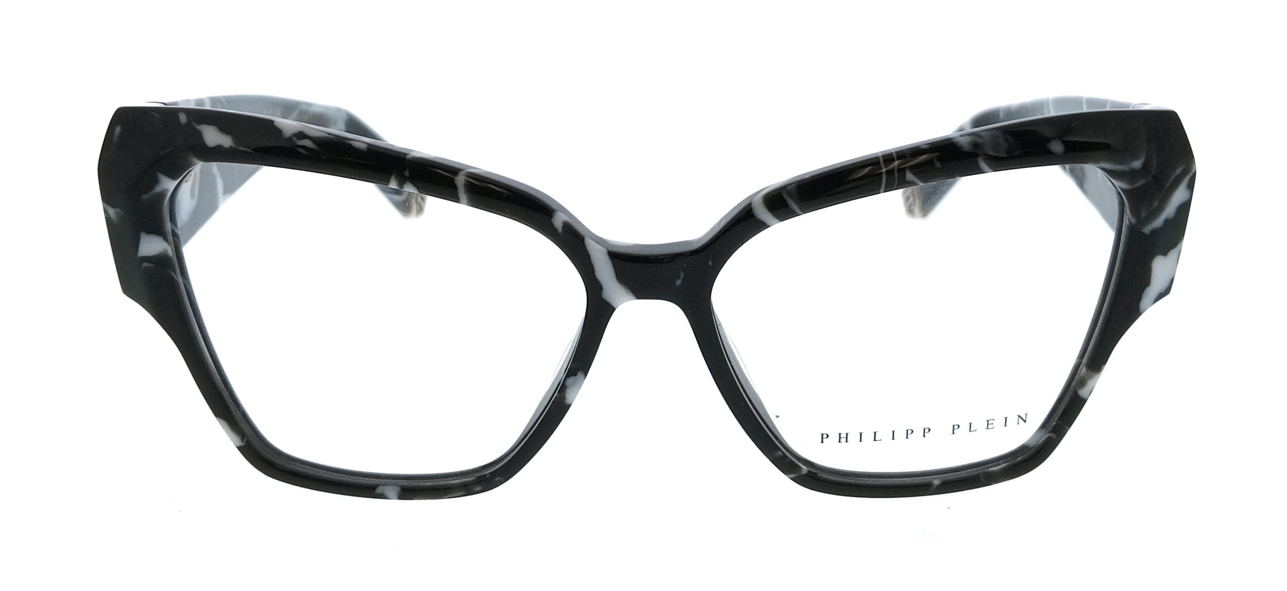 Philipp Plein Philipp Plein Marbled Black Square VPP100 550Z21 Eyeglasses