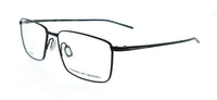 Porsche Design Porsche Design P8364 55A Black Square Mens Sunglasses