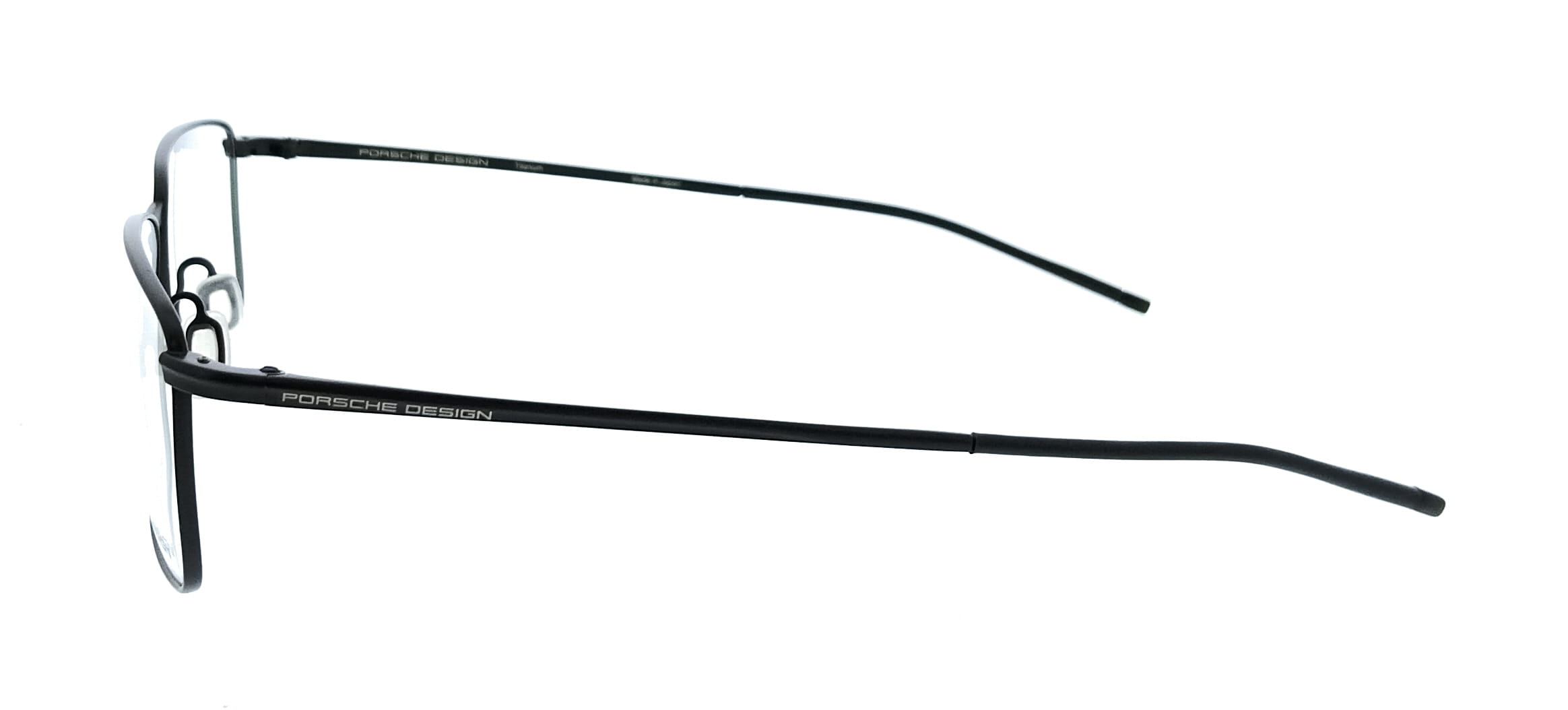 Porsche Design Porsche Design P8364 55A Black Square Mens Sunglasses