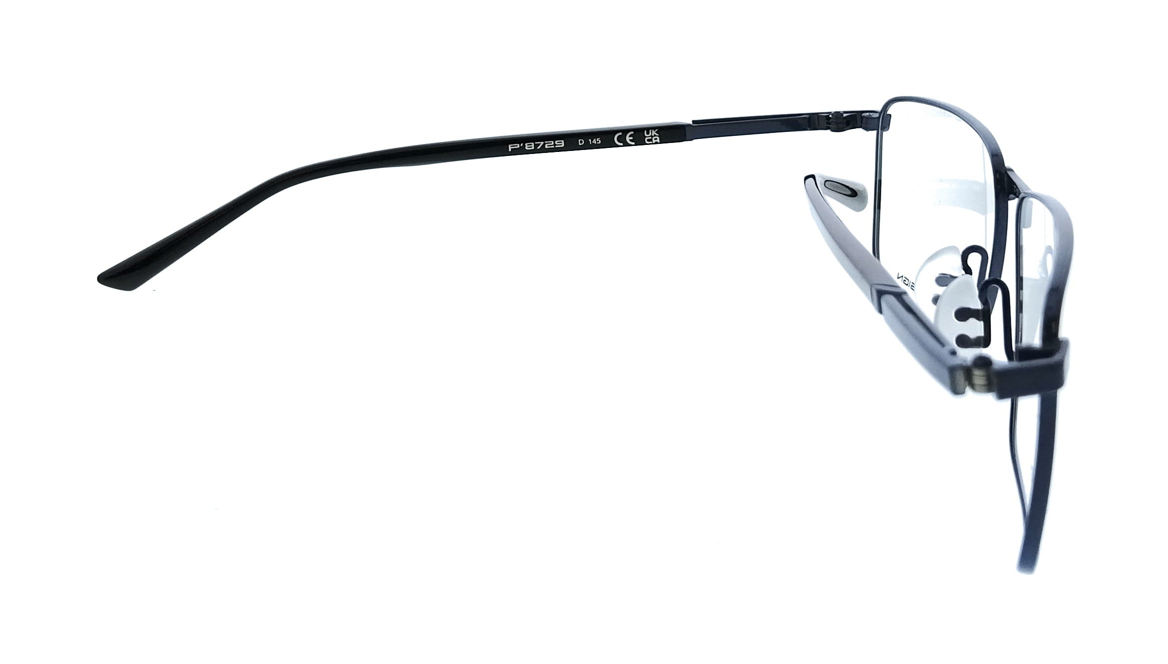 Porsche Design Porsche Design P8729 57D Blue Black Square Mens Sunglasses