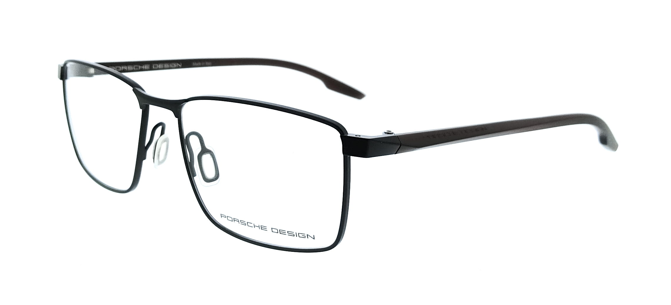 Porsche Design Porsche Design P8733 57A Black Red Square Mens Sunglasses
