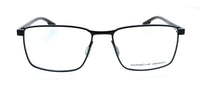 Porsche Design Porsche Design P8733 57A Black Red Square Mens Sunglasses
