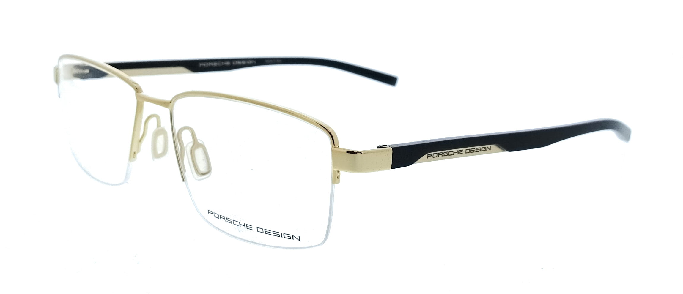 Porsche Design Porsche Design P8745 58C000 Blue Gold Rectangle Mens Sunglasses