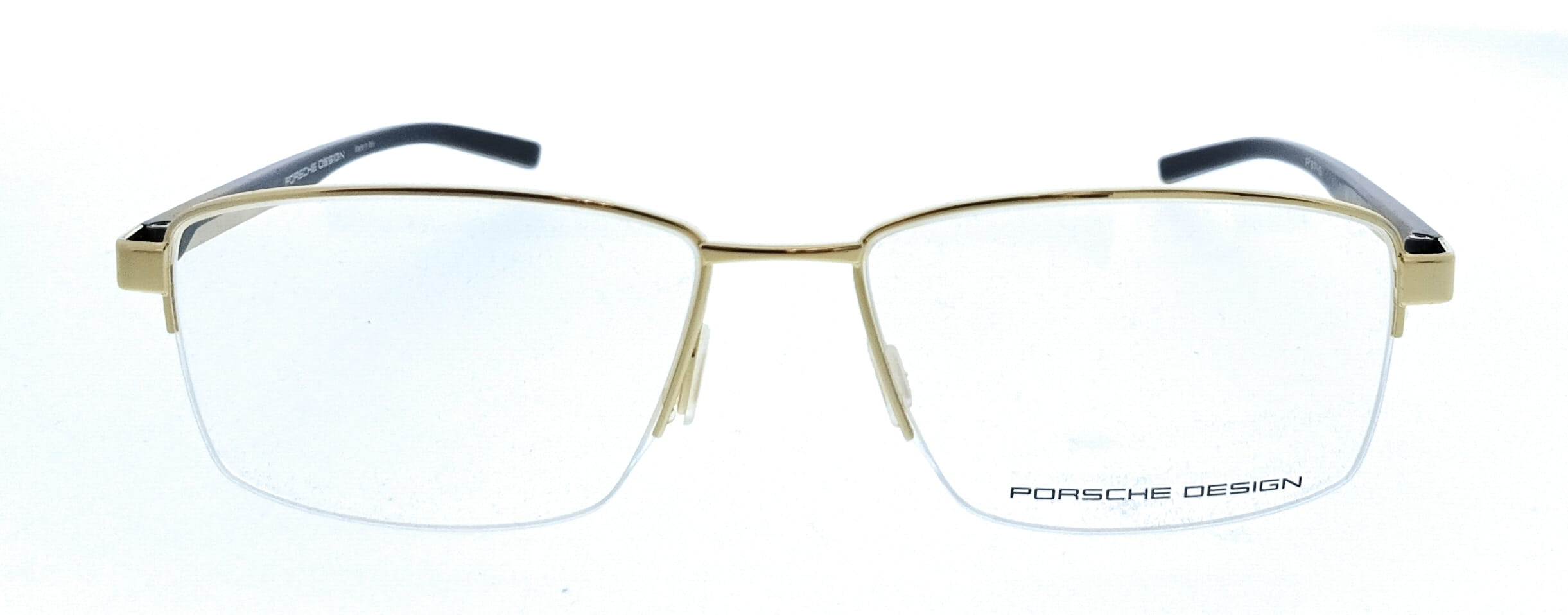 Porsche Design Porsche Design P8745 58C000 Blue Gold Rectangle Mens Sunglasses