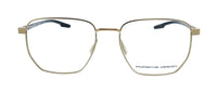 Porsche Design Porsche Design P8770 55B000 Shiny Gold Black Square Mens Sunglasses
