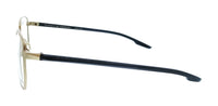 Porsche Design Porsche Design P8770 55B000 Shiny Gold Black Square Mens Sunglasses