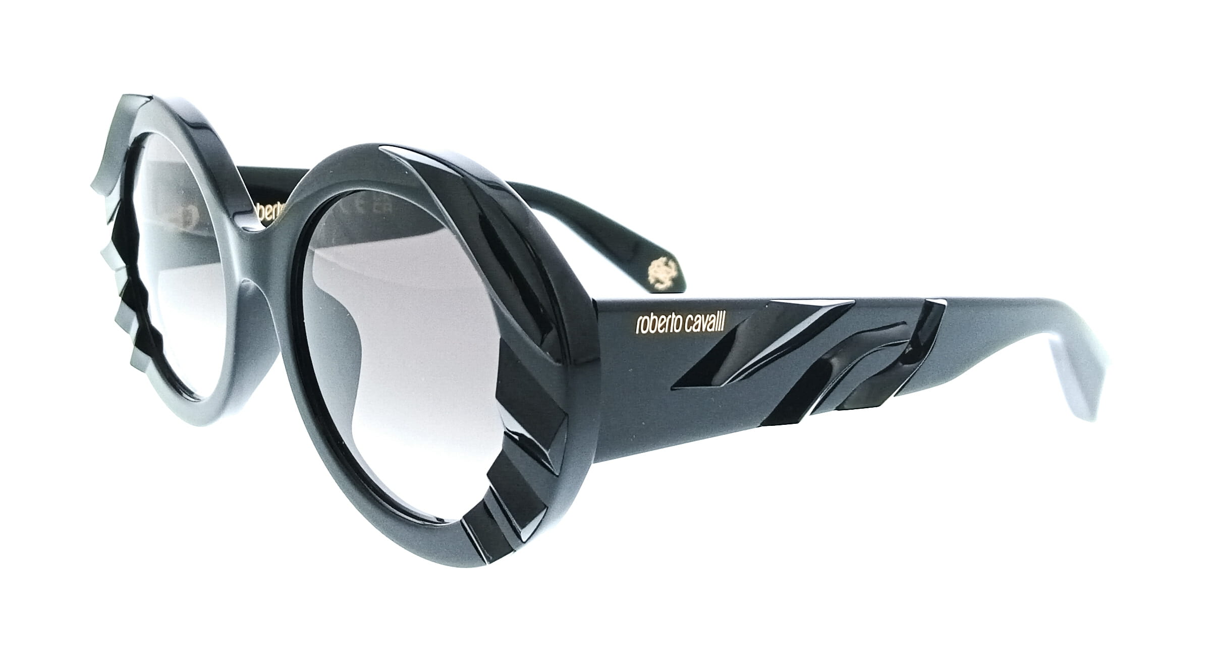 Roberto Cavalli Roberto Cavalli SRC010V520700 Black Square Unisex Sunglasses