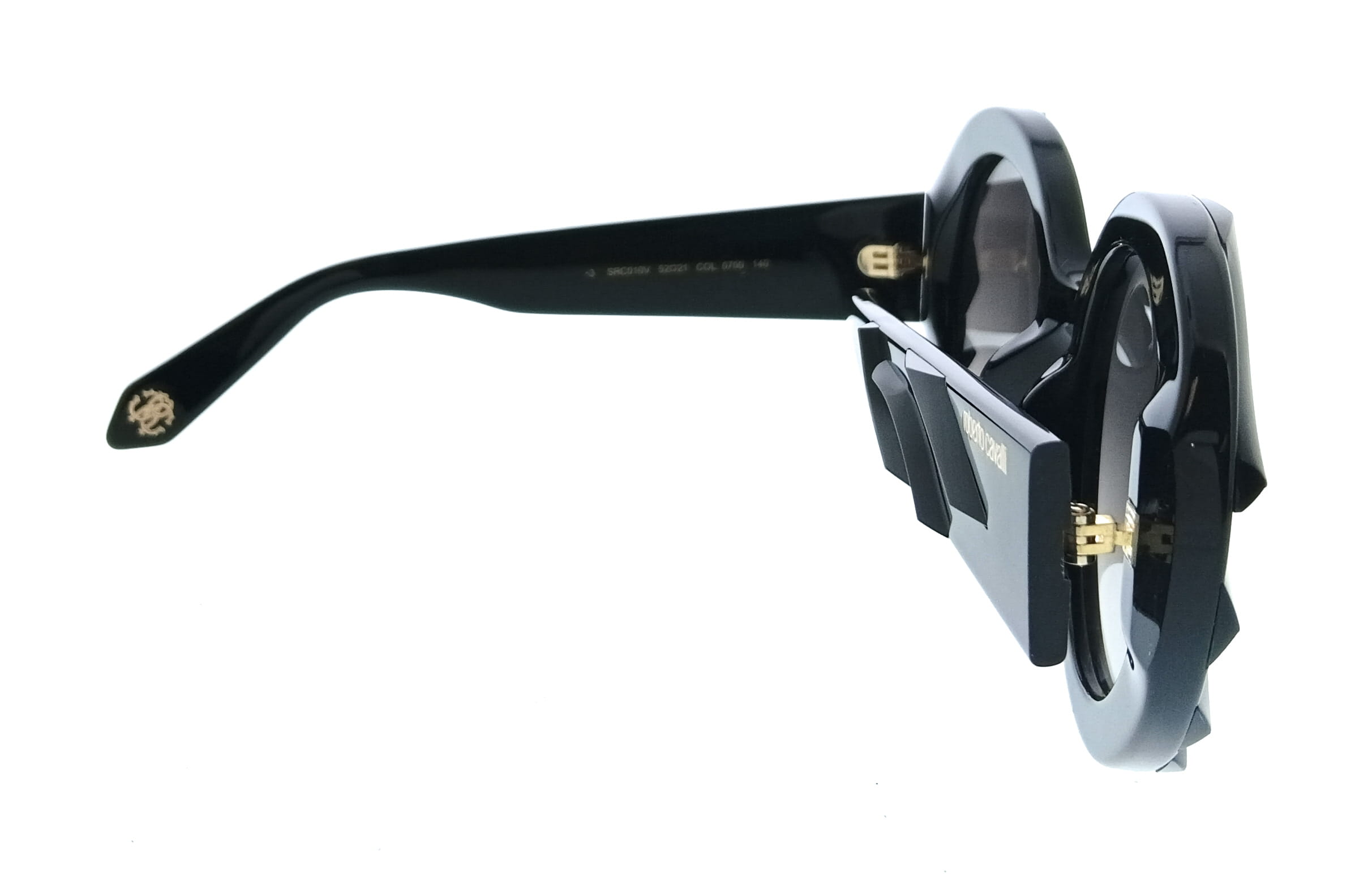 Roberto Cavalli Roberto Cavalli SRC010V520700 Black Square Unisex Sunglasses