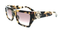 Roberto Cavalli Roberto Cavalli SRC016M550AGG Vintage Havana Square Unisex Sunglasses