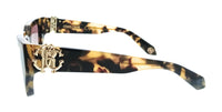 Roberto Cavalli Roberto Cavalli SRC016M550AGG Vintage Havana Square Unisex Sunglasses