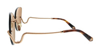 Roberto Cavalli Roberto Cavalli SRC062 648FCX Copper Gold Rectangle Womens Sunglasses