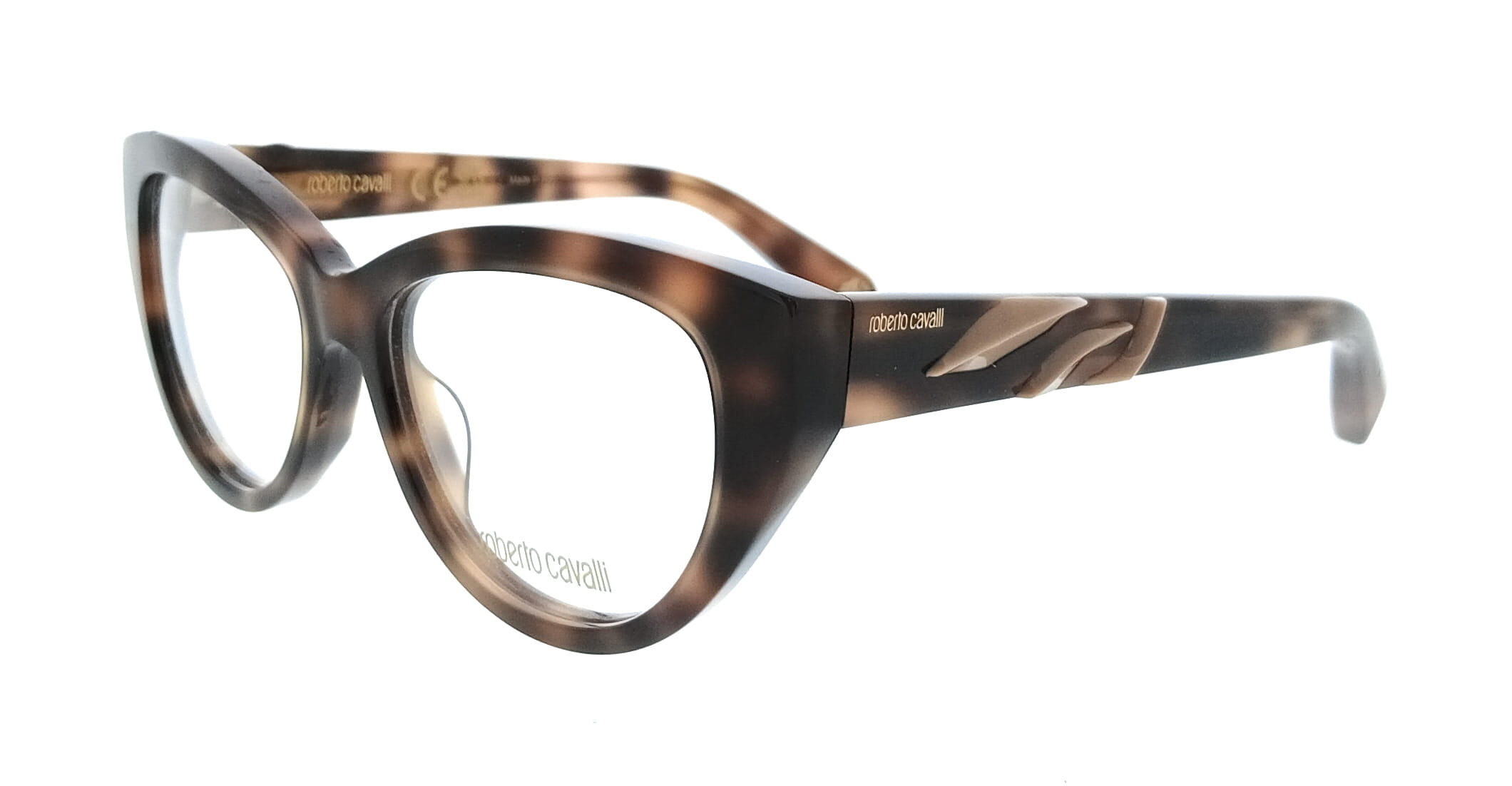 Roberto Cavalli Roberto Cavalli Dark Havana Cat Eye VRC024M5302BV Eyeglasses