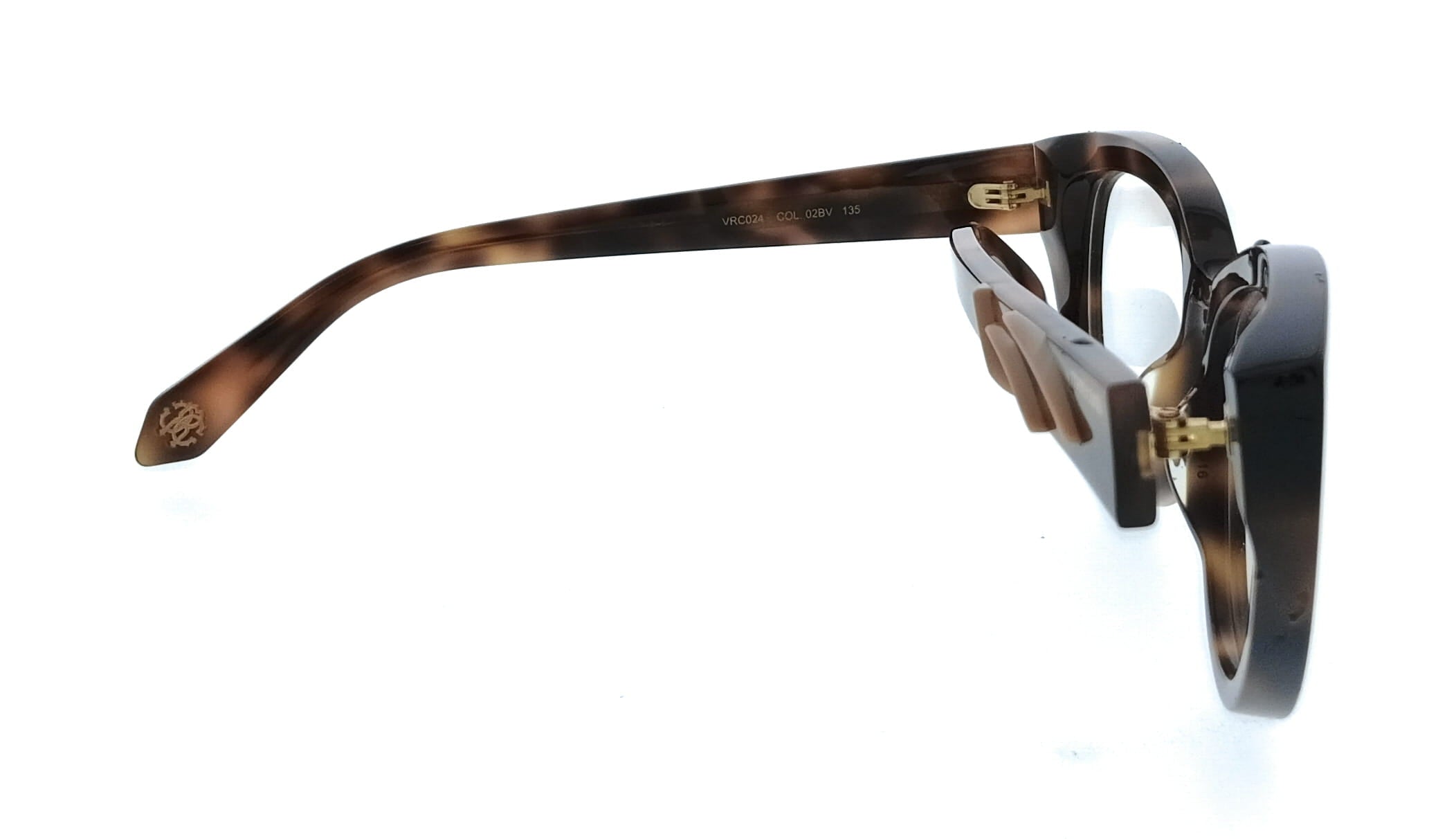 Roberto Cavalli Roberto Cavalli Dark Havana Cat Eye VRC024M5302BV Eyeglasses