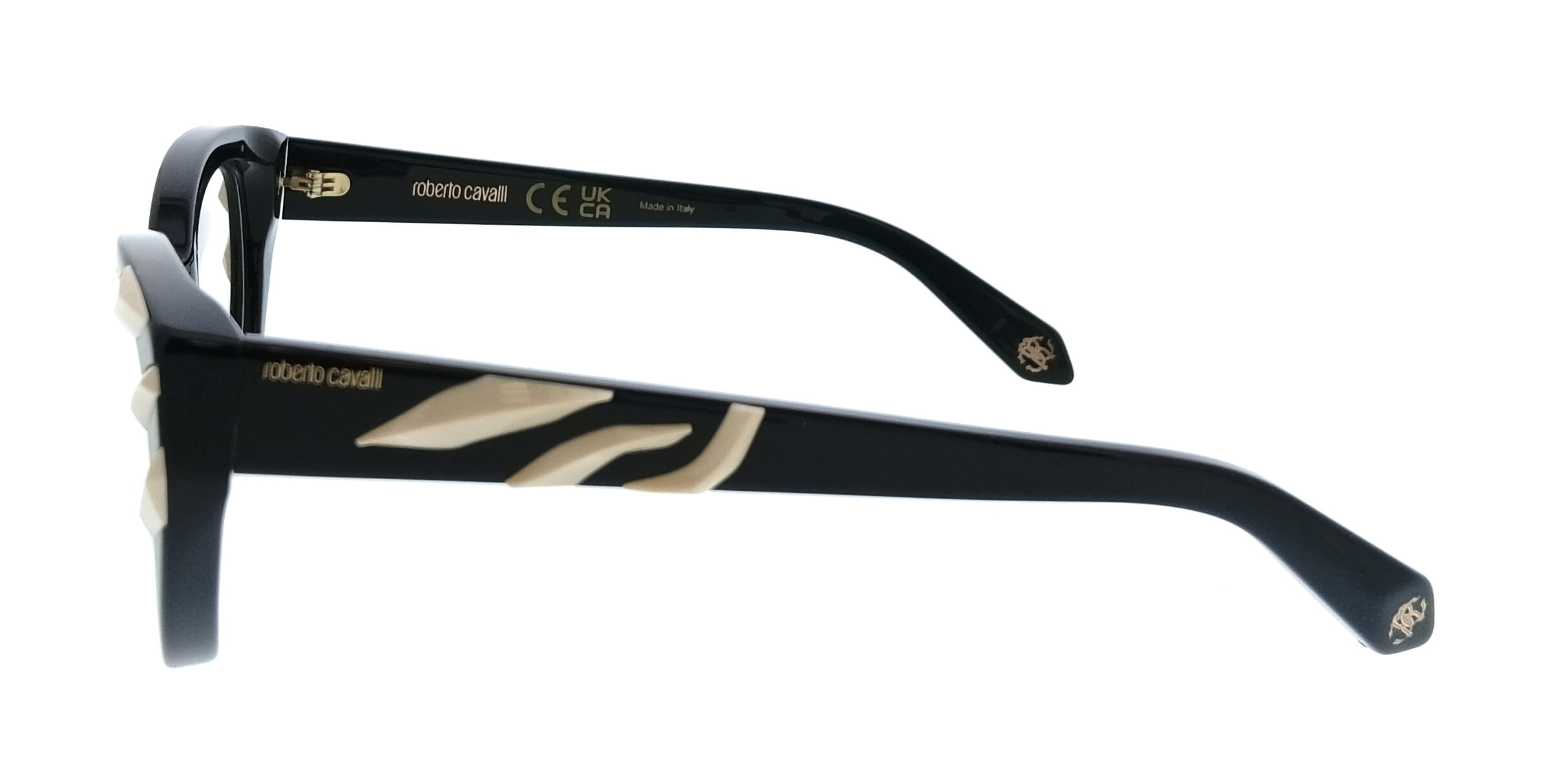 Roberto Cavalli Roberto Cavalli Black Cat Eye VRC024V53700Y Eyeglasses