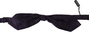 Dolce & Gabbana Geometric Silk Neck Papillon Tie