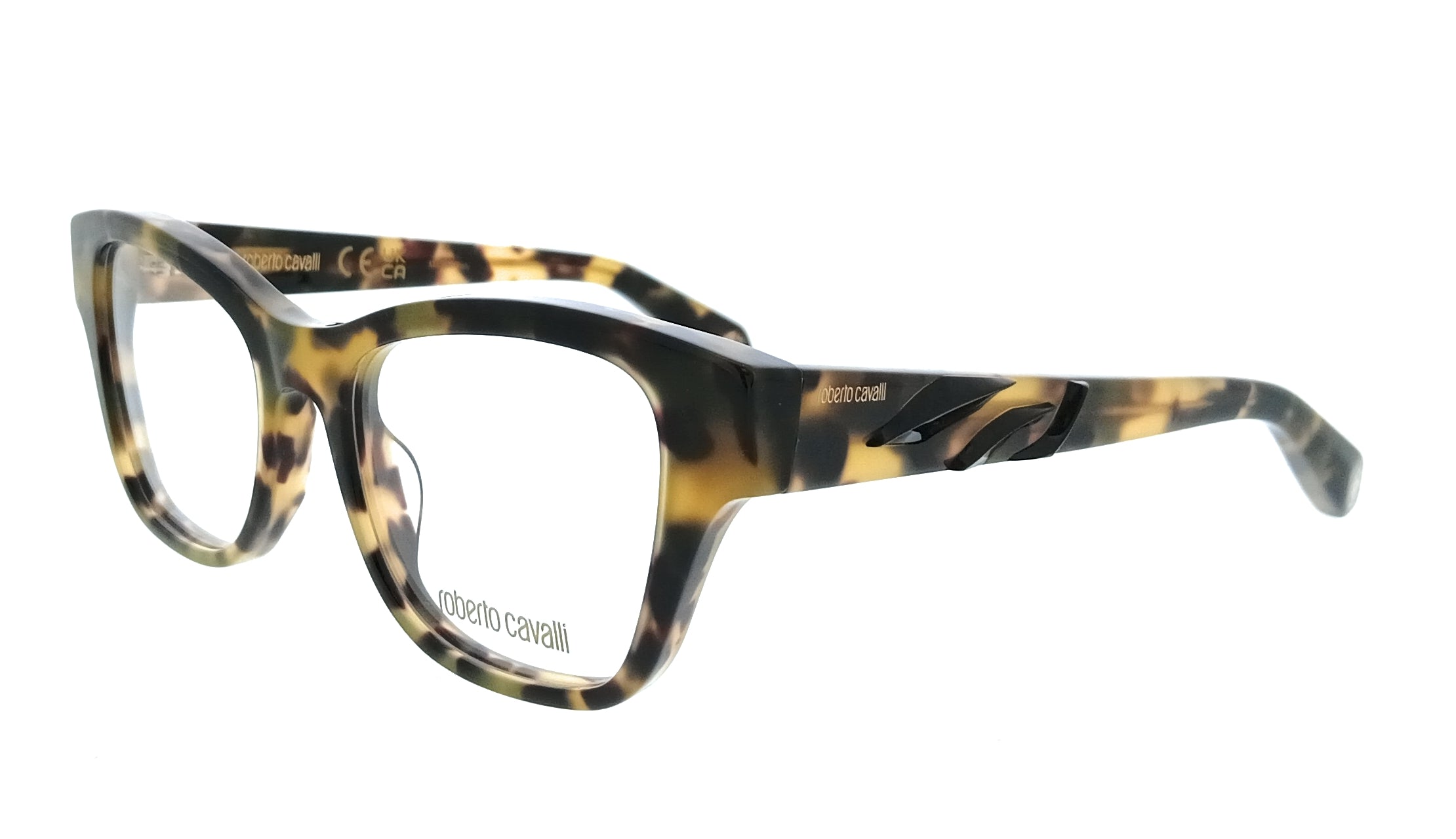 Roberto Cavalli Roberto Cavalli Vintage Havana Cat Eye VRC025M500AGG Eyeglasses