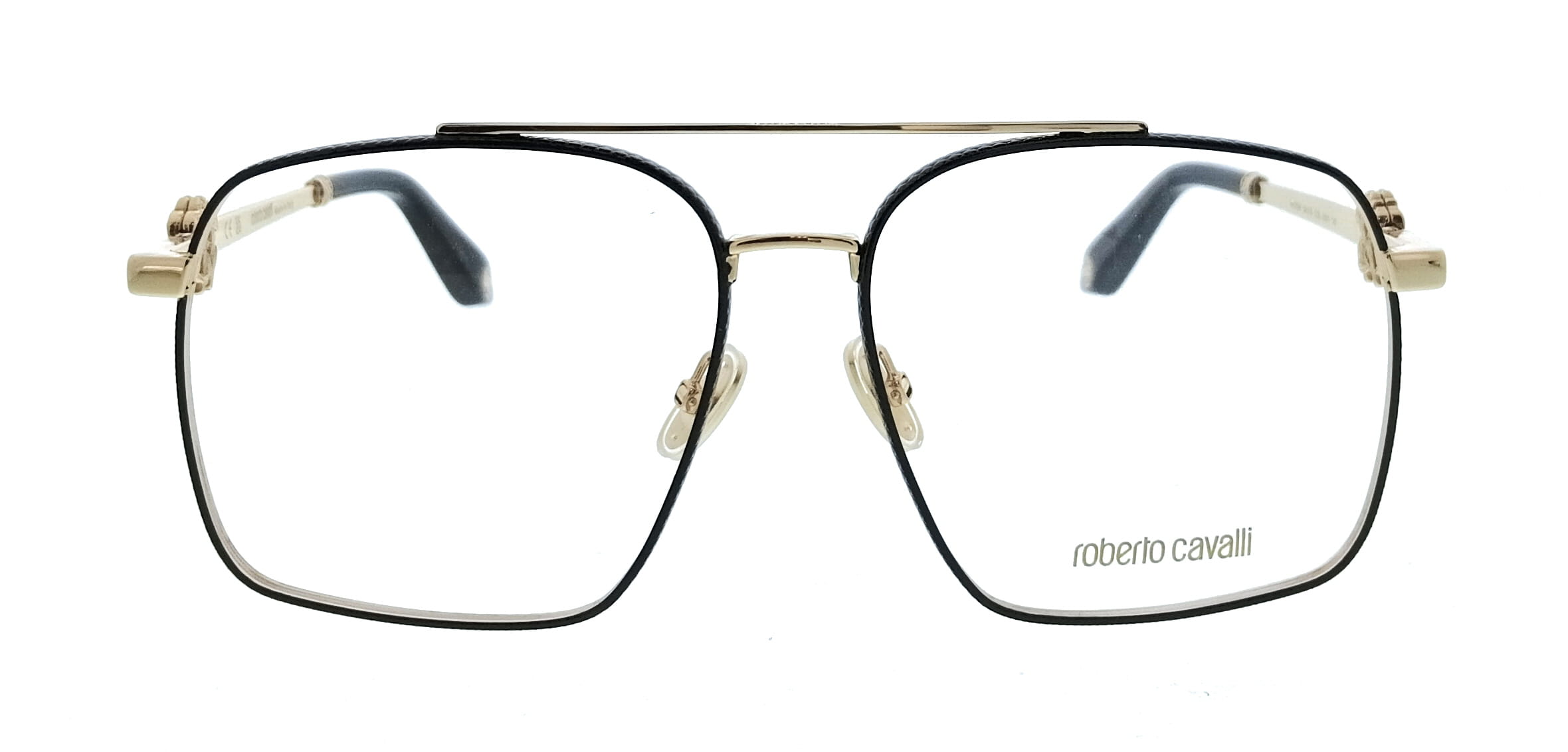 Roberto Cavalli Roberto Cavalli Rose Gold Black Square VRC028 580301 Eyeglasses