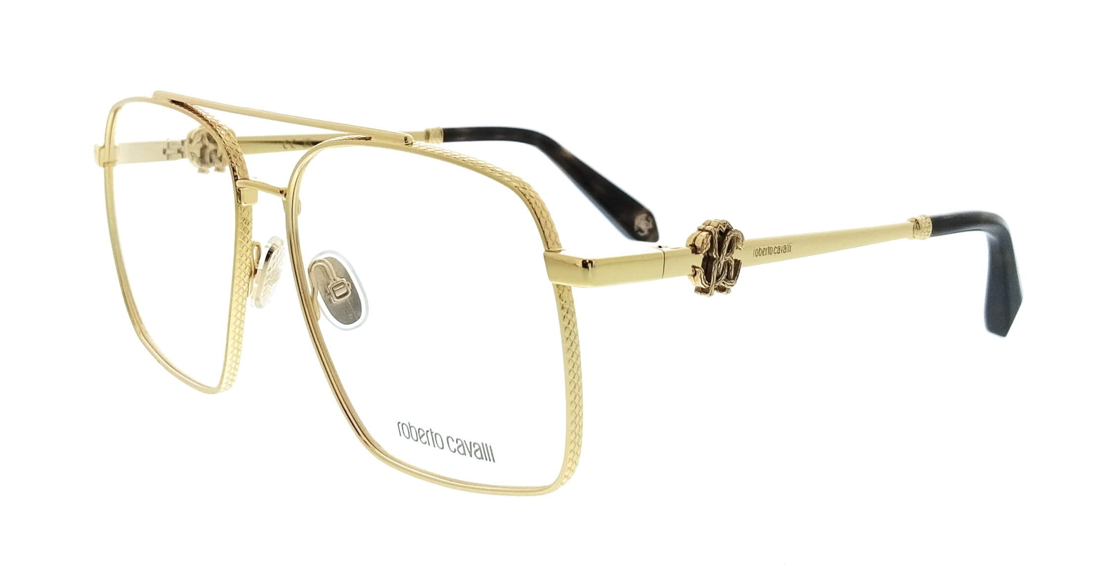 Roberto Cavalli Roberto Cavalli Yellow Gold Square VRC028 580400 Eyeglasses