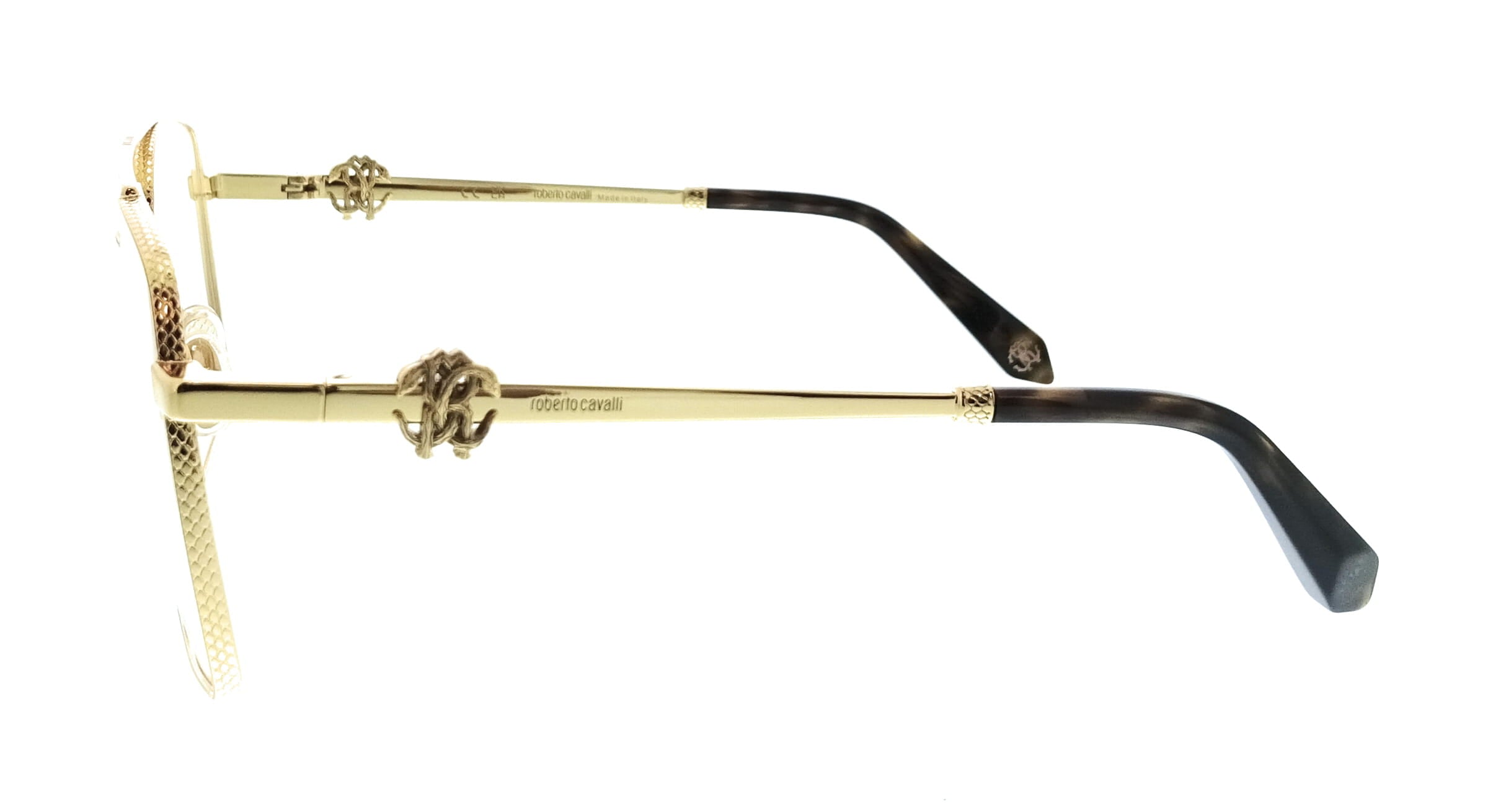 Roberto Cavalli Roberto Cavalli Yellow Gold Square VRC028 580400 Eyeglasses